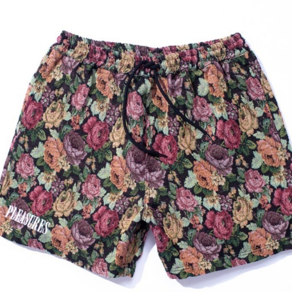 Jacquard pleasures floral shorts l